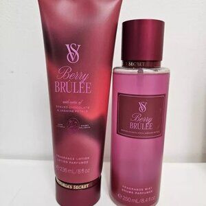 - NEW SCENT VICTORIA SECRETS BERRY BRULEE MIST & LOTION - NWT